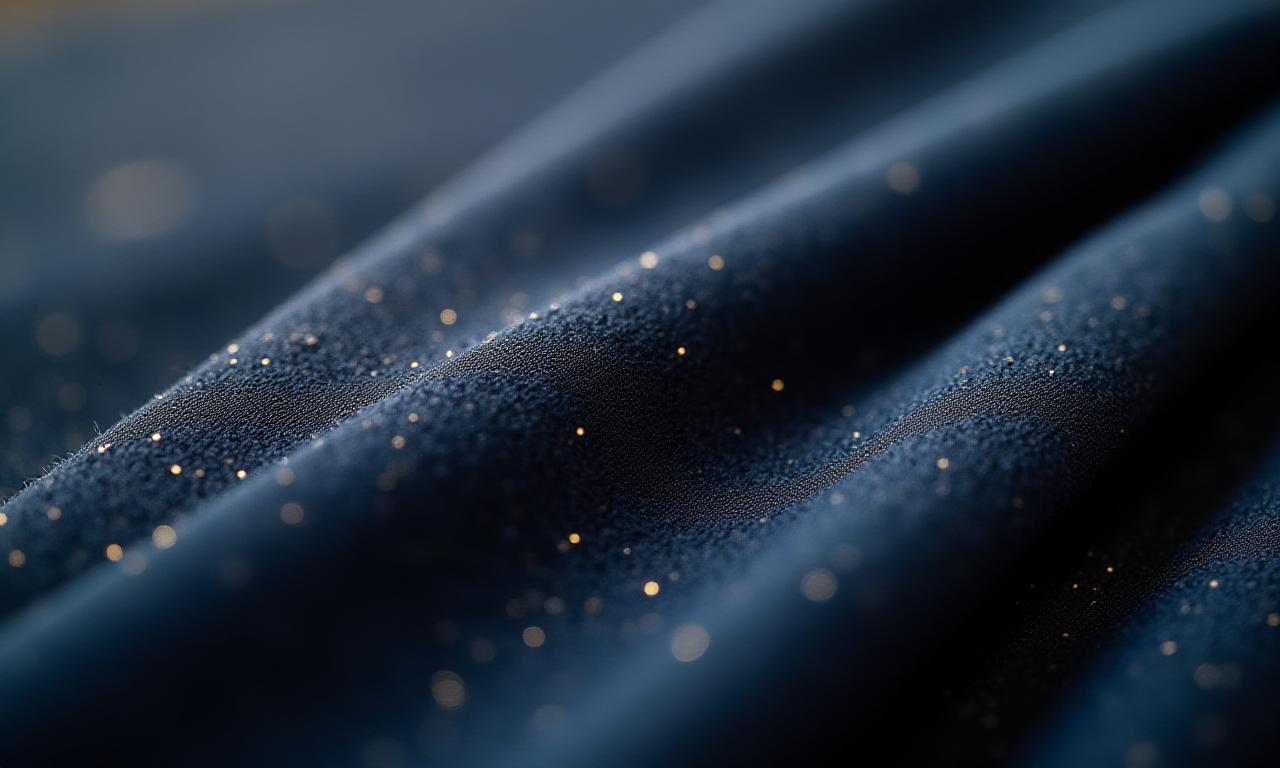 Close-up of high-quality woven fabric texture